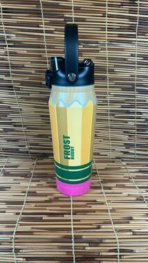 Frost Buddy 16oz Bottle Buddy Pencil Water Bottle Dual Chug Or Sip Spout